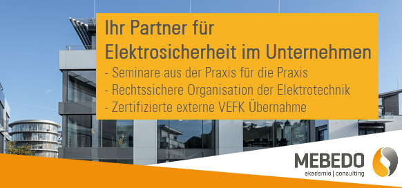 MEBEDO AC | Seminare | Consulting | Elektrosicherheit